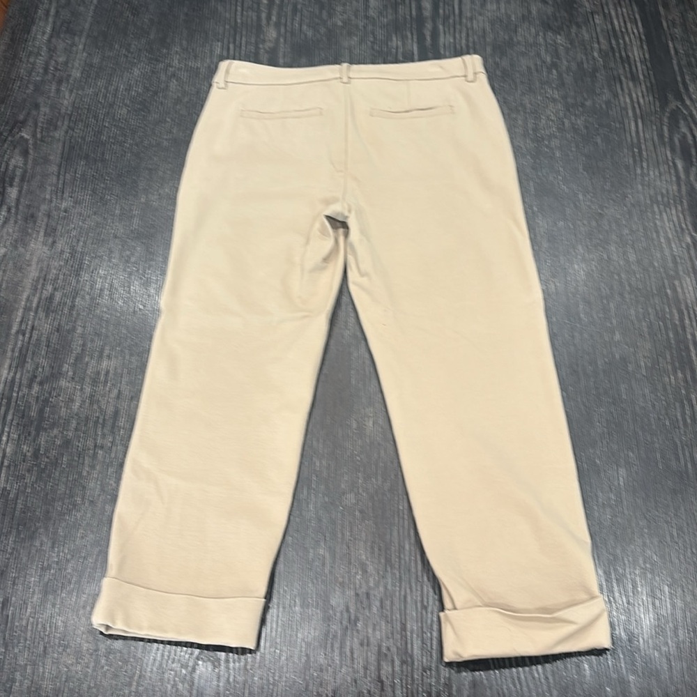 Liverpool Tan Kelsey Cropped Trousers - Picture 3 of 3